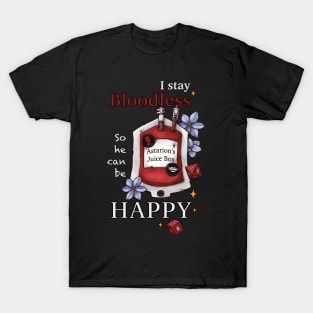 Astarion's Juice Box | Someone's Bloodless is Someone's Happy T-Shirt